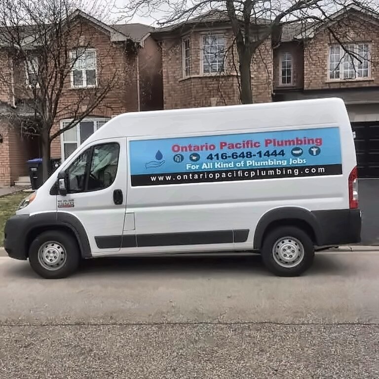 Ontario Pacific Plumbing service van